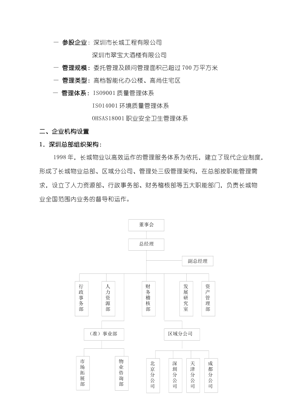 长城物业东域大厦物业管理服务投标书_第3页