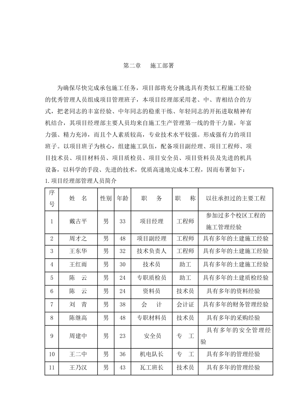 东方现代城清竹苑12#楼施工组织设计_第3页