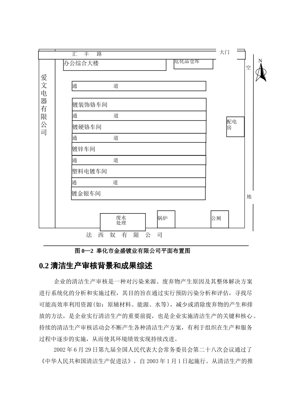 奉化市金盛镀业有限公司电镀行业清洁生产审核报告_第3页