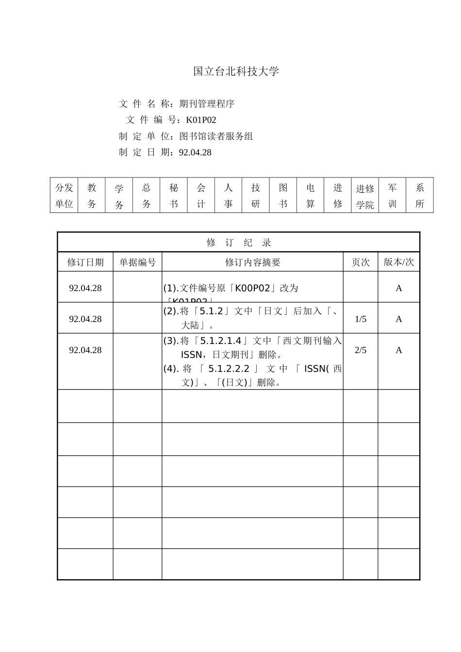 国立台北科技大学期刊管理知识程序_第1页