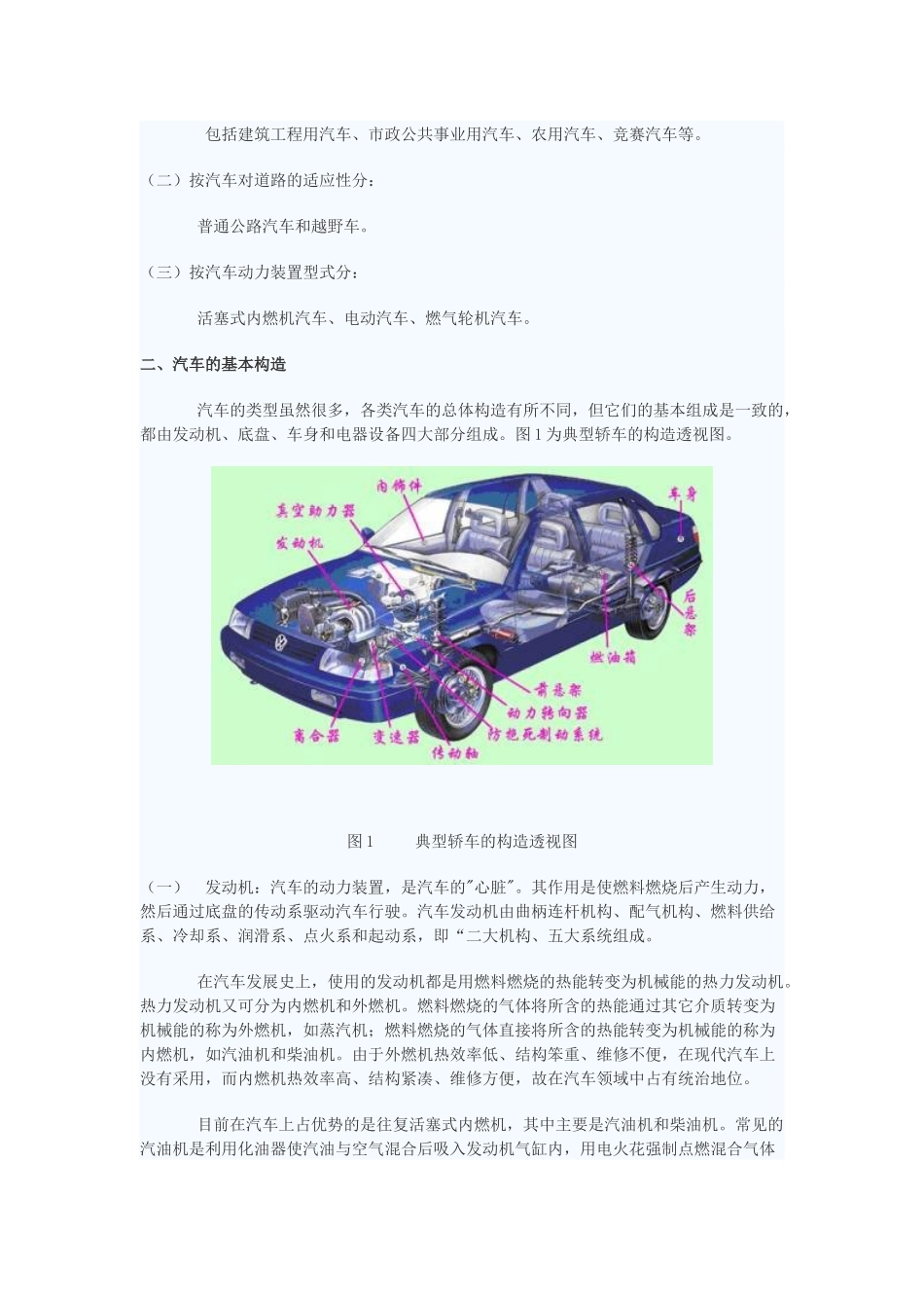 汽车系列课堂之一——汽车的总体构造_第2页