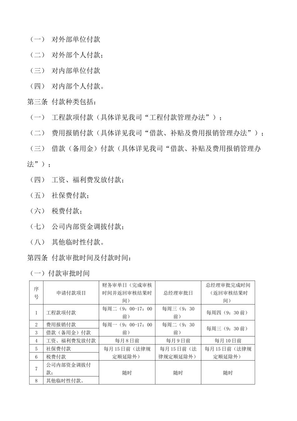 有限公司财务付款管理办法(试行)_第3页