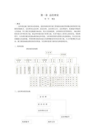 总经理室职责规章制度