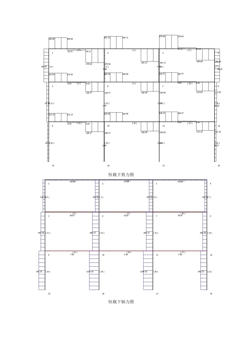某三层商场框架结构建筑图电子计算结果设计和实现  土木工程管理专业_第2页