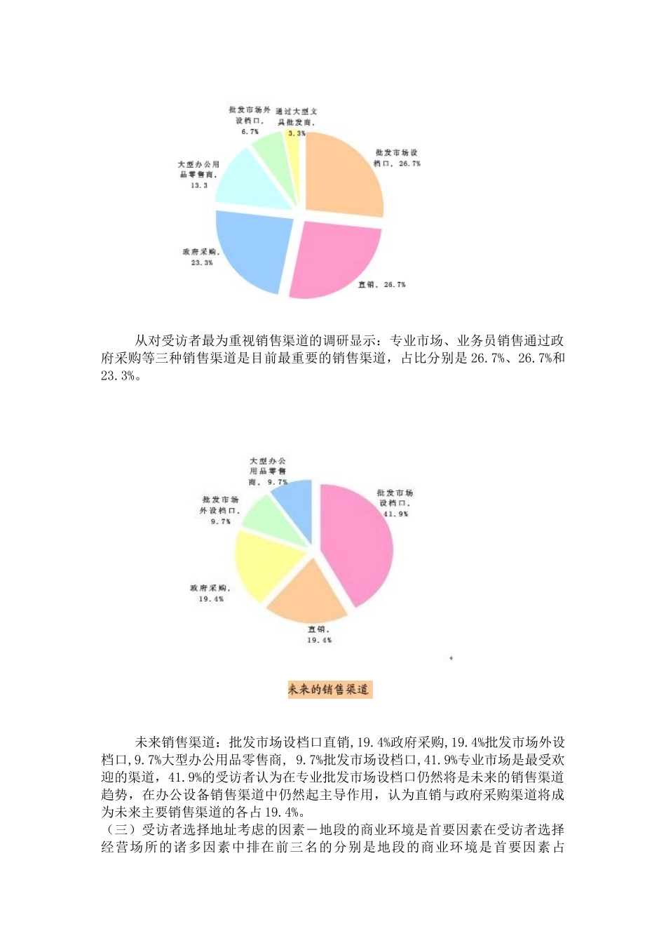 南宁市迪翔科技有限公司办公设备渠道调查报告   物流管理专业_第2页