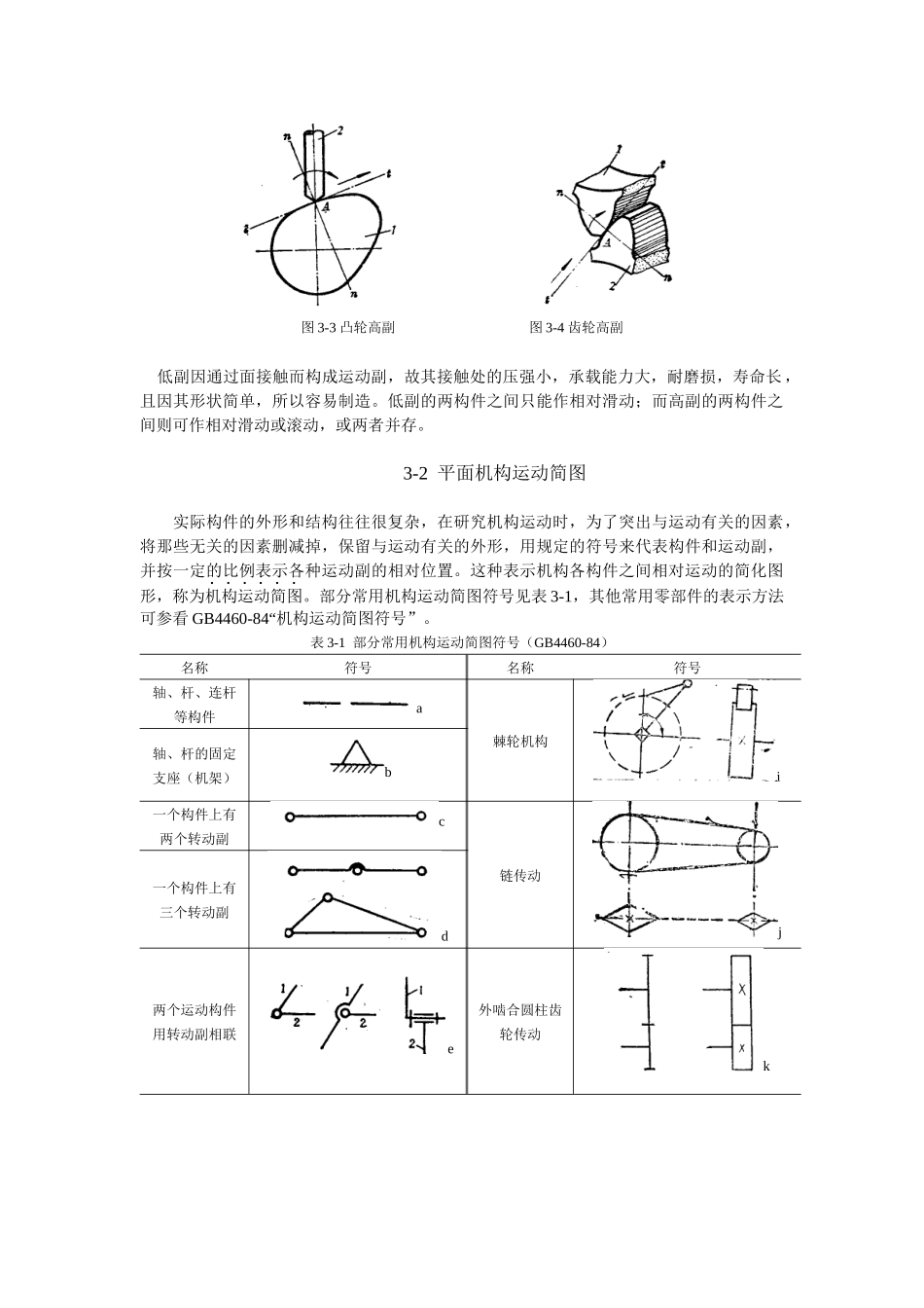3chap平面机构的运动简图及自由度_第2页