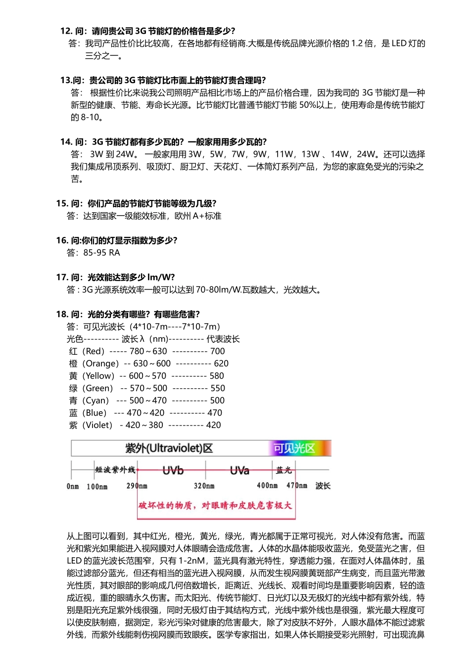 3G照明产品问答题_第3页