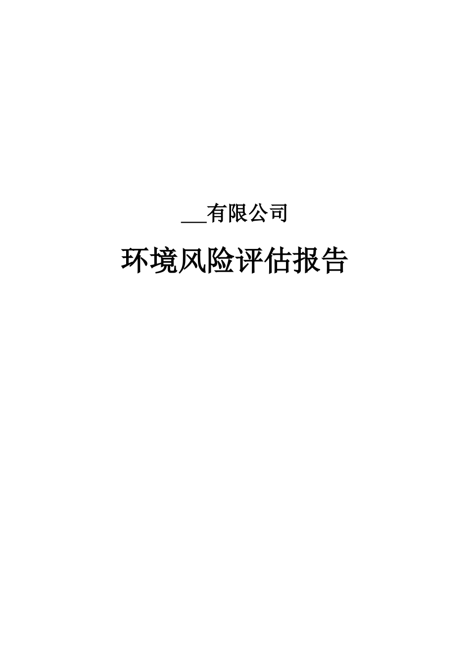 环境风险评估有限公司_第1页