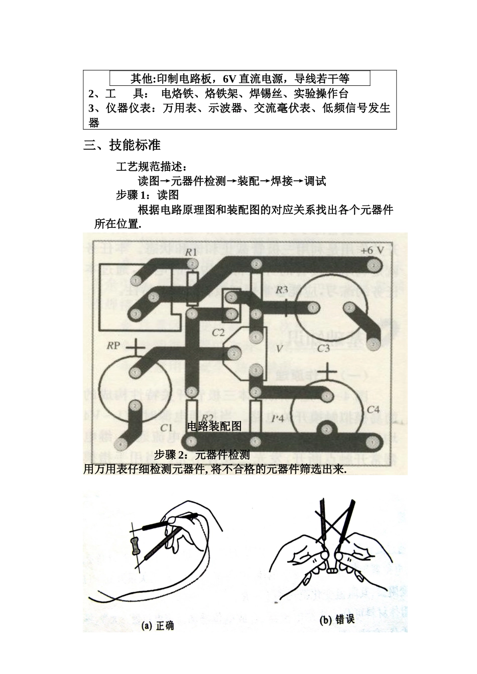 模拟电路实训项目二单级信号放大器的装配与调试实验报告_第2页