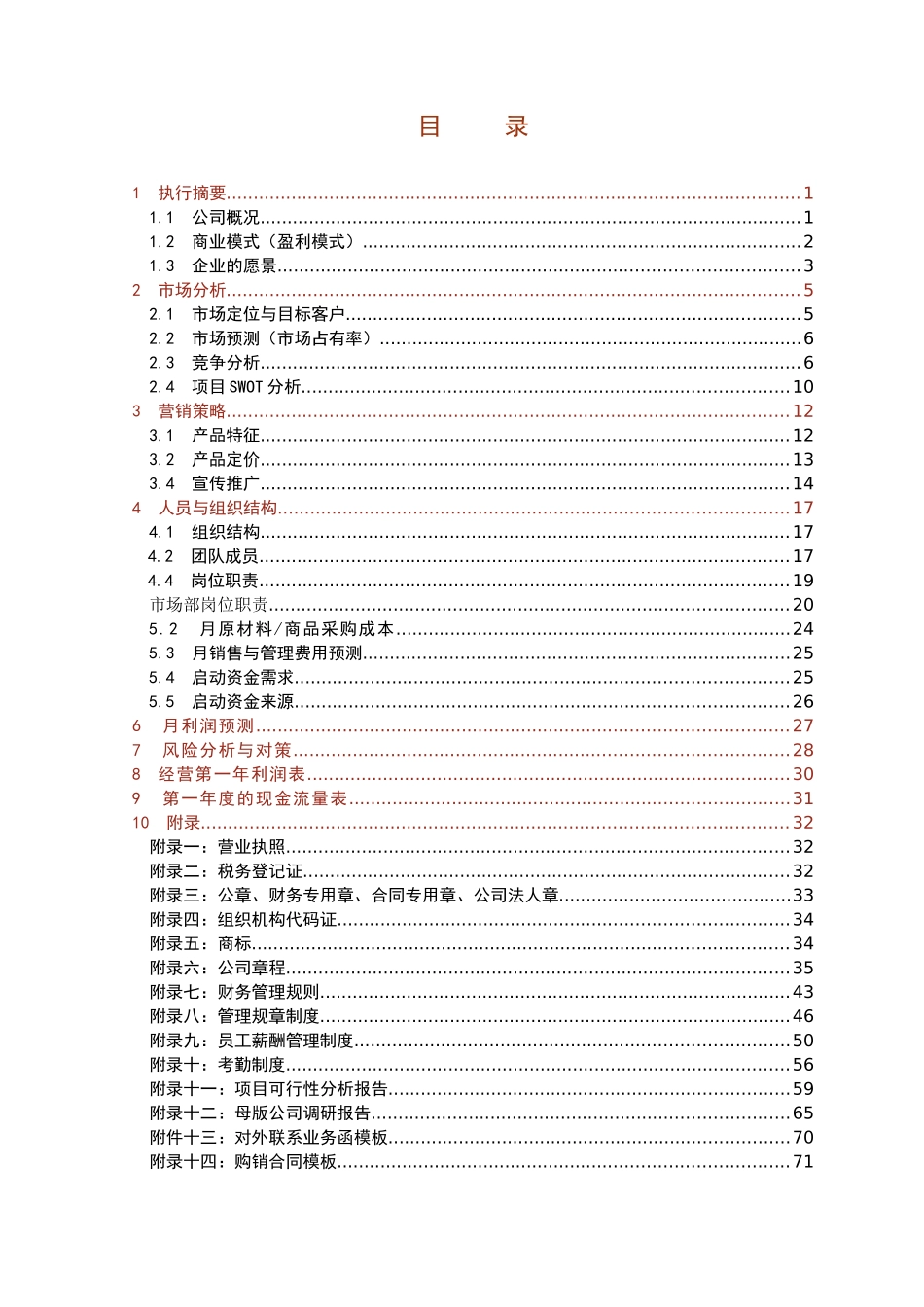 芜湖司南教育有限模拟公司创业计划书_第1页