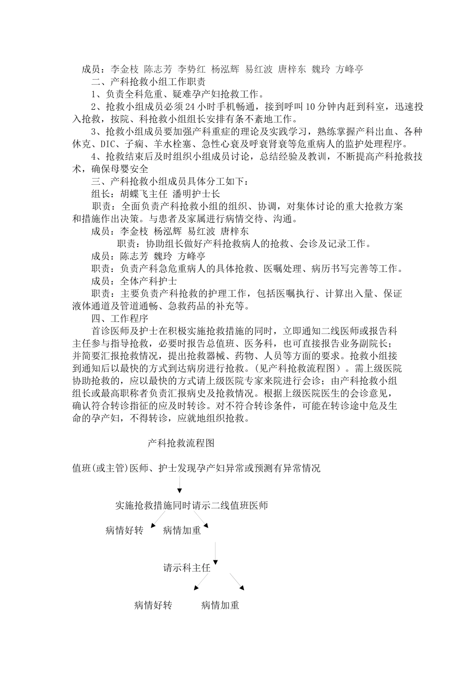 医院产科应急预案_第3页