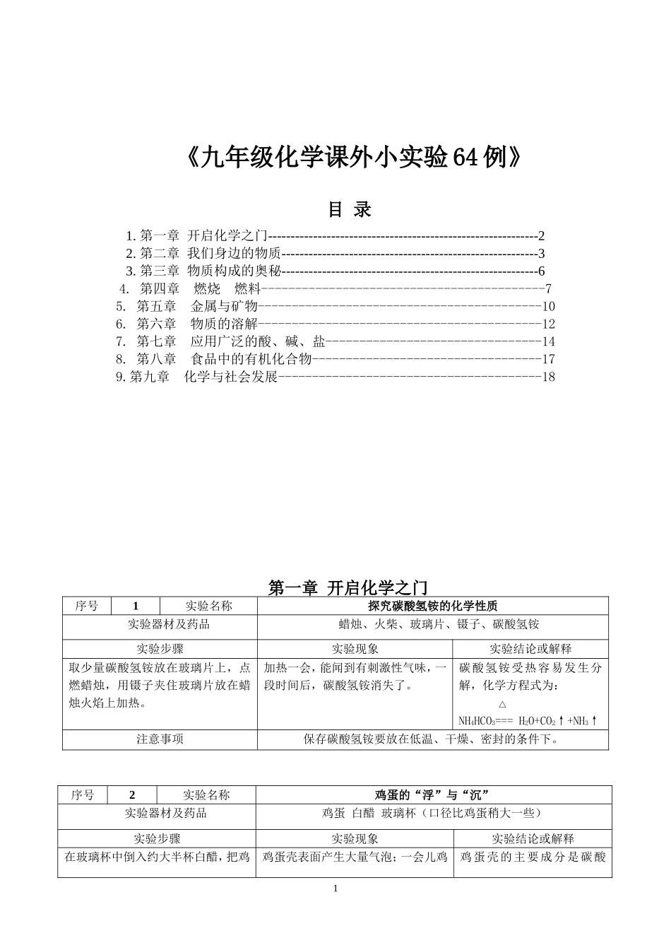 《九年级化学课外小实验64例》_第2页