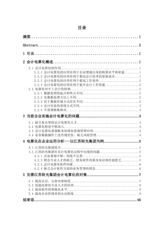 企业会计电算化存在的问题及策略分析研究  会计电算化管理专业