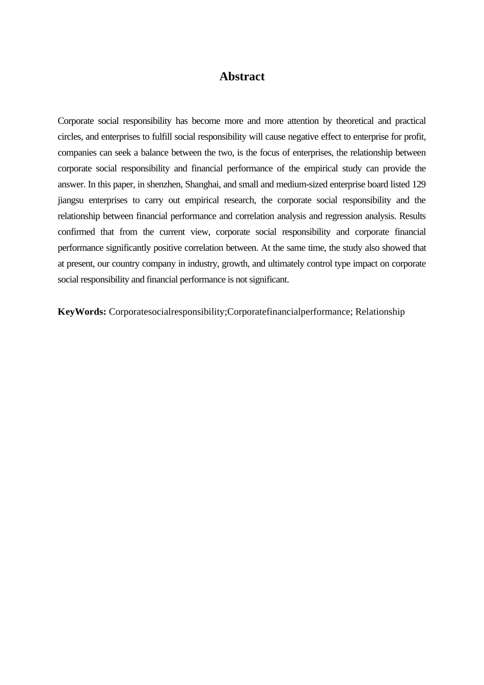 企业社会责任对财务绩效的影响分析研究  工商管理专业_第2页