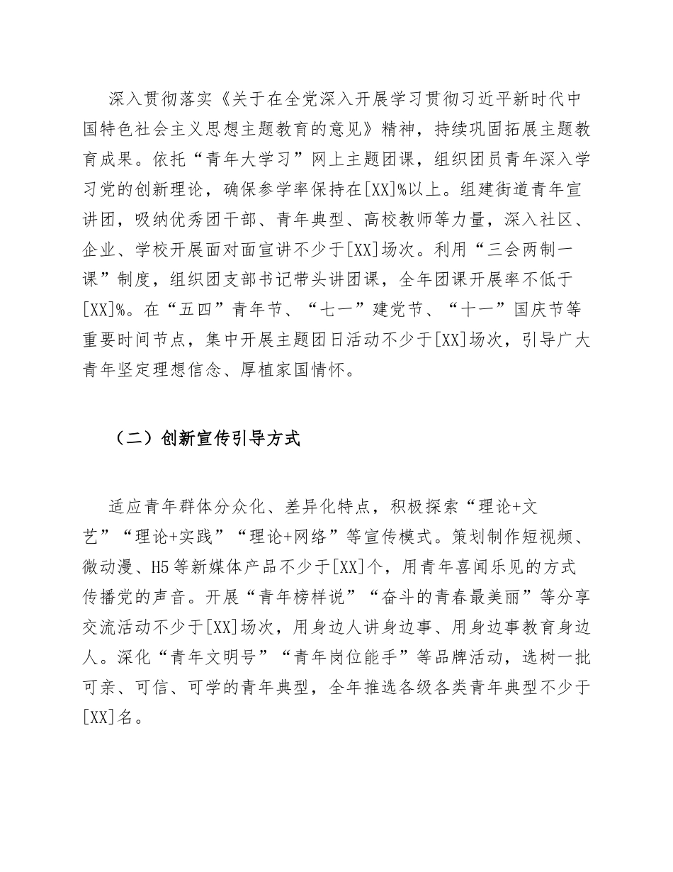2026年街道团委工作计划模版_第3页