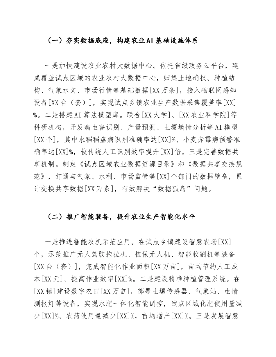 农业农村局AI赋能乡村振兴试点汇报模版_第3页